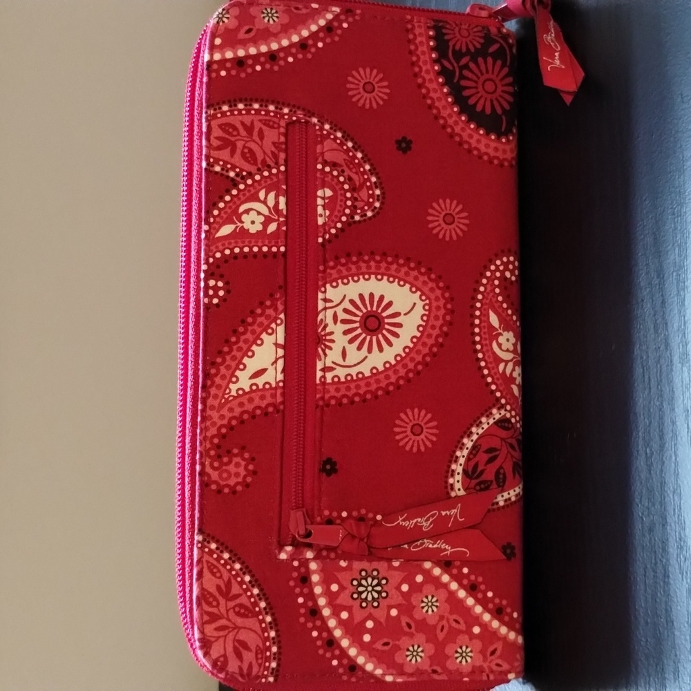 Vera Bradley Red Paisley Women's Wallet